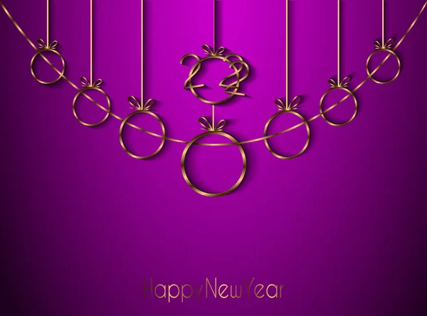 2022 Happy New Year Fond Pour Vos Invitations Saisonnières Affiches — Image vectorielle