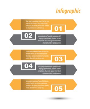 Infographic şablon tasarımı
