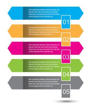Infographic şablon tasarımı