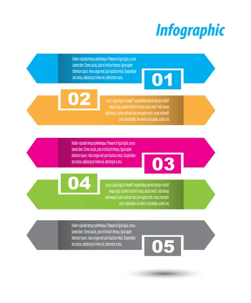 Diseño de plantilla infográfica — Vector de stock