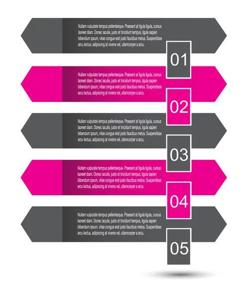 Návrh šablony Infographic — Stockový vektor