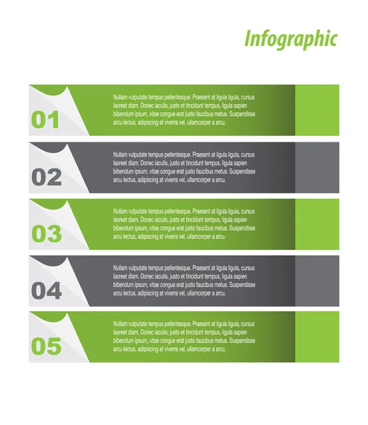 Návrh šablony Infographic — Stockový vektor