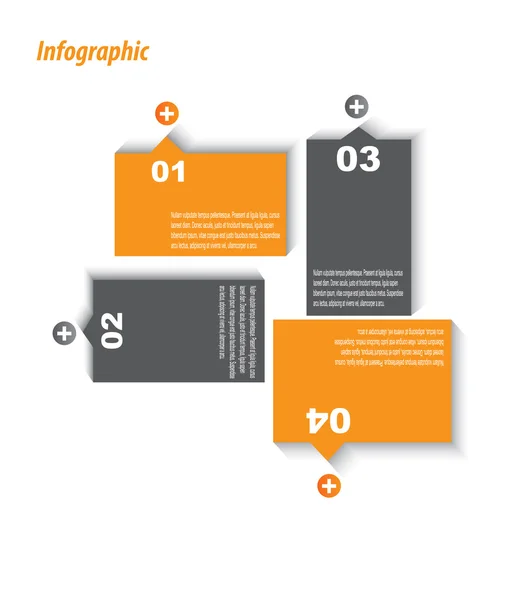 Modelo de design infográfico —  Vetores de Stock