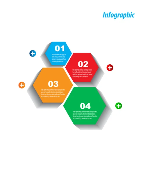 Infographic design template — Stock Vector