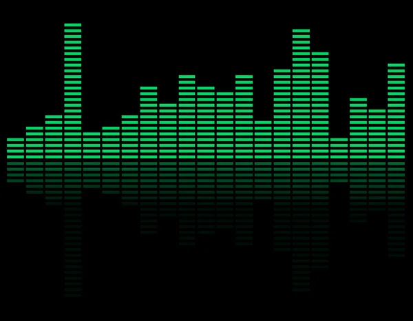 Dijital ekolayzer arka plan