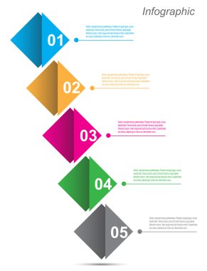 Infographic tasarım şablonu
