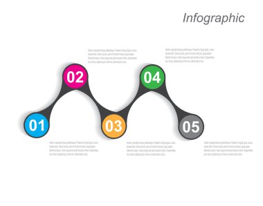 Infographic tasarım şablonu