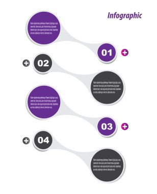 Infographic tasarım şablonu