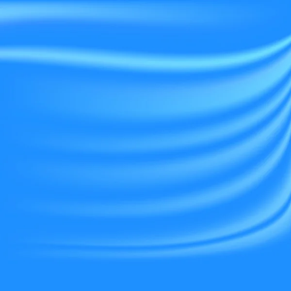 Tejido de seda azul abstracto — Vector de stock