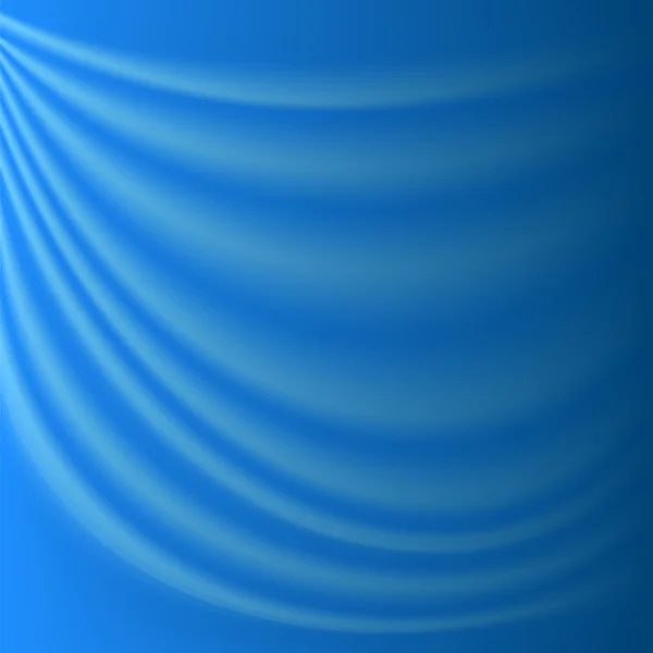 Tessuto astratto di seta blu — Vettoriale Stock