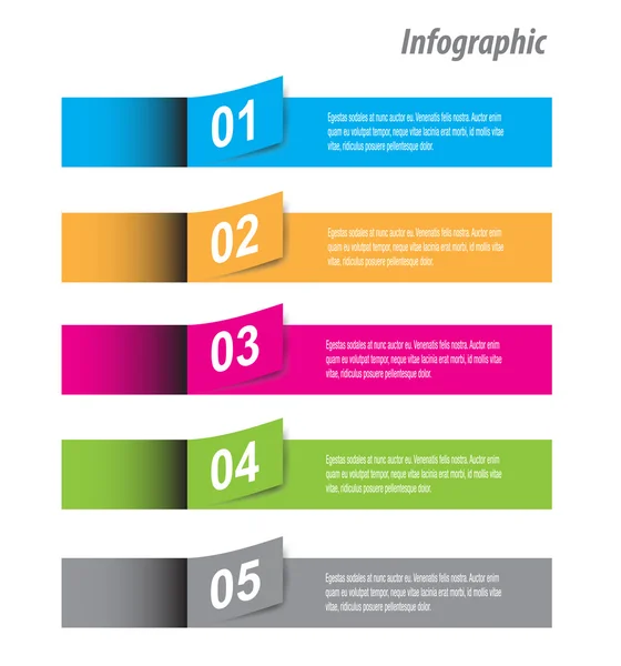 Vorlage: Infografik — Stockvektor