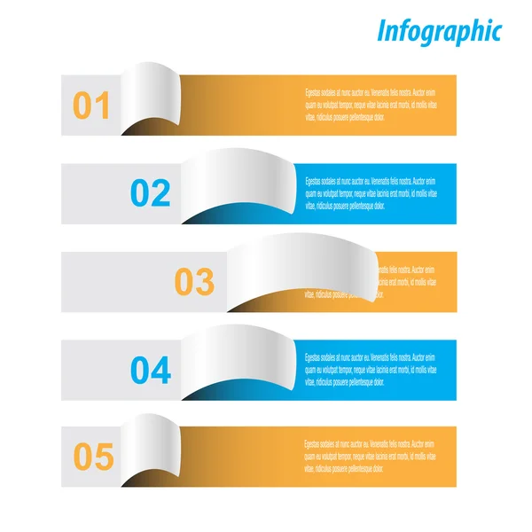 Infographic design template — Stock Vector