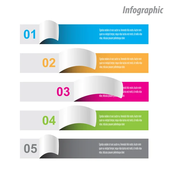 Infografía Plantilla de diseño — Archivo Imágenes Vectoriales