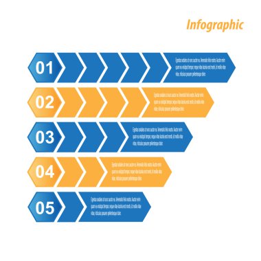 Infographic tasarım şablonu
