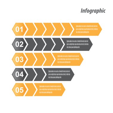 Infographic tasarım şablonu