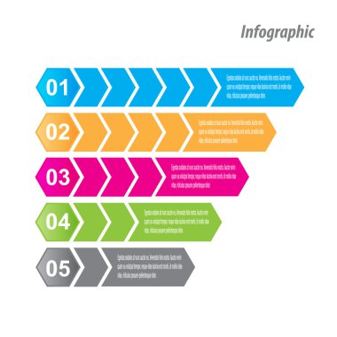 Infographic tasarım şablonu