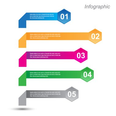 Infographic tasarım şablonu