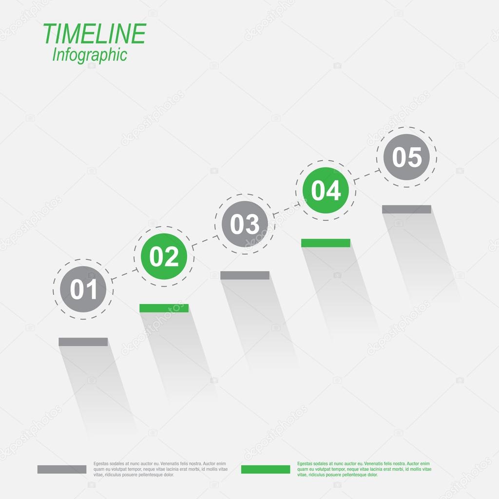 Timeline Infographic design template.