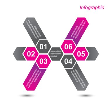 Infographic tasarım şablonu