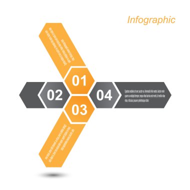 Infographic tasarım şablonu