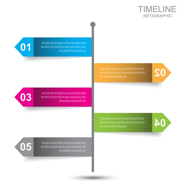 Шаблон инфографического дизайна . — стоковый вектор