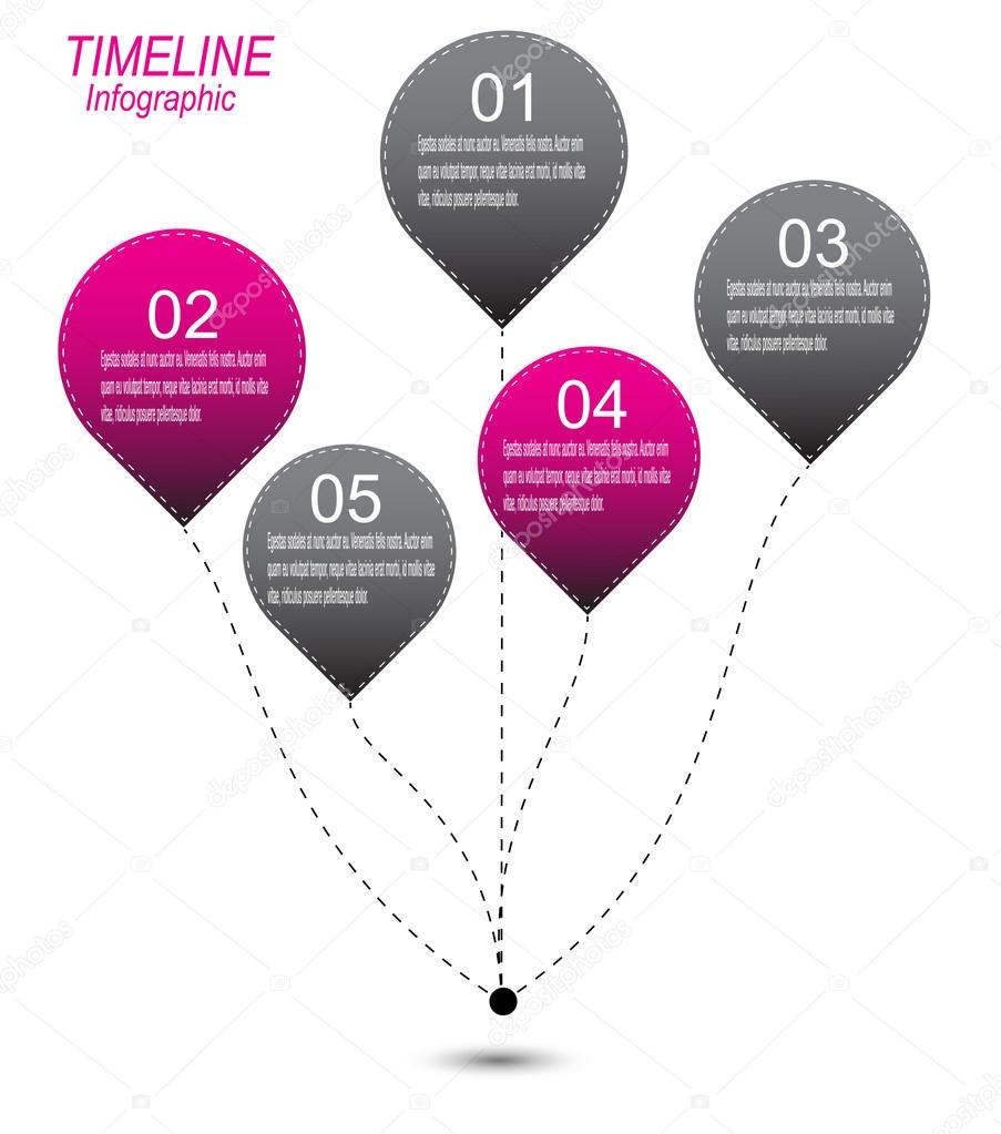 Timeline Infographic design template.