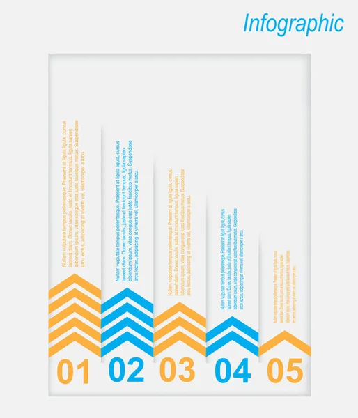 Infographic design template — Stock Vector