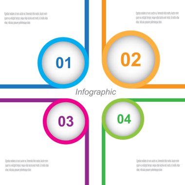 Infographic tasarım şablonu