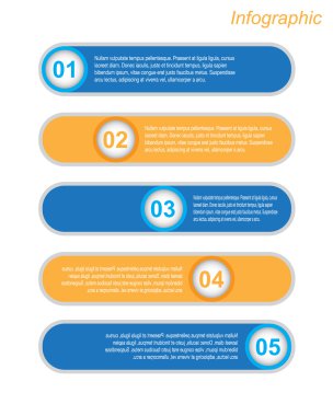 Infographic tasarım şablonu
