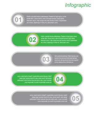 Infographic tasarım şablonu
