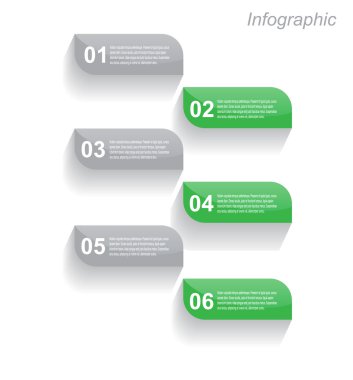 Infographic tasarım şablonu