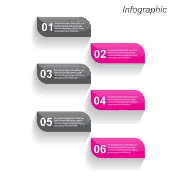 Infographic tasarım şablonu