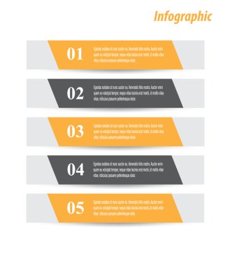 Infographic şablon tasarımı