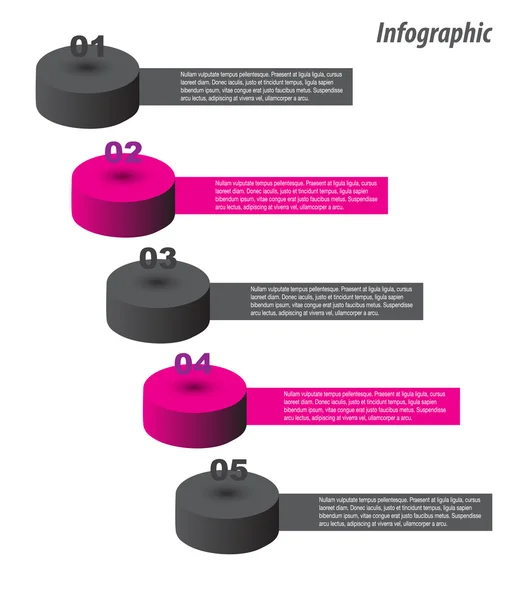 Infographic design template — Stock Vector