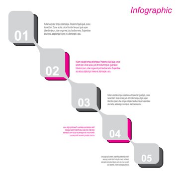 Infographic tasarım şablonu
