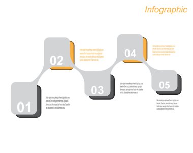 Infographic tasarım şablonu