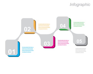 Infographic şablon tasarımı