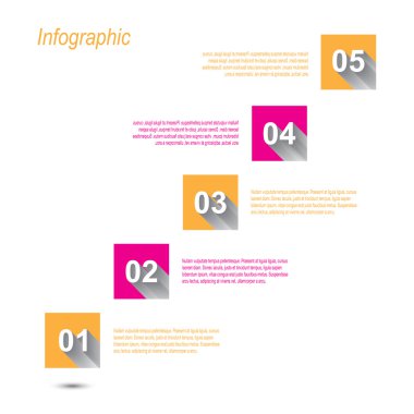 Infographic tasarım şablonu