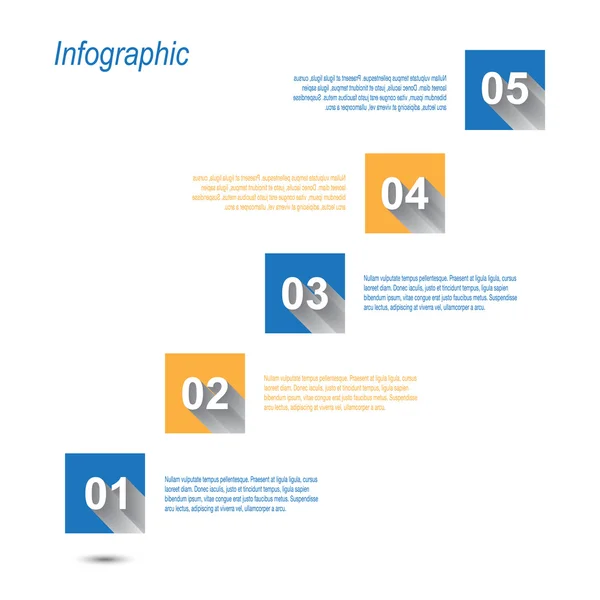 Vorlage: Infografik — Stockvektor