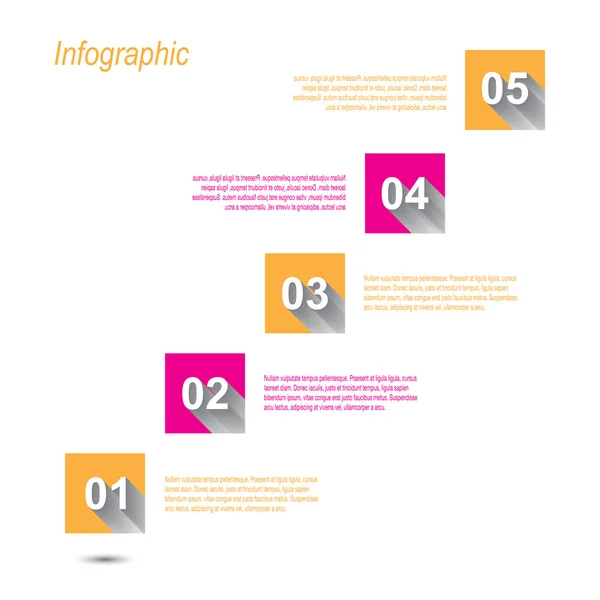 Infographic design template — Stock Vector