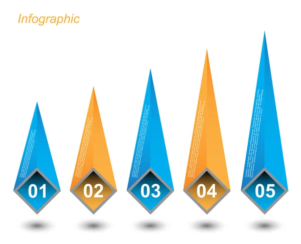 Infografía Plantilla de diseño — Vector de stock