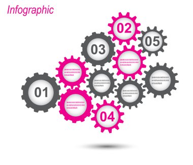 Infographic tasarım şablonu