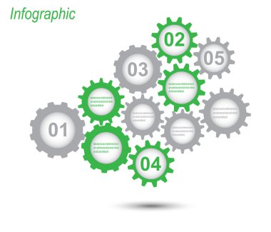 Infographic tasarım şablonu