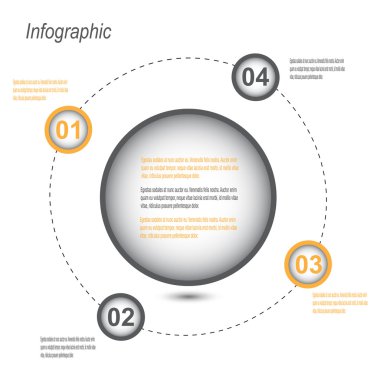 Infographic tasarım şablonu