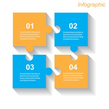 Infographic tasarım şablonu