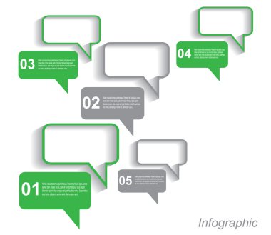 Infographic tasarım şablonu