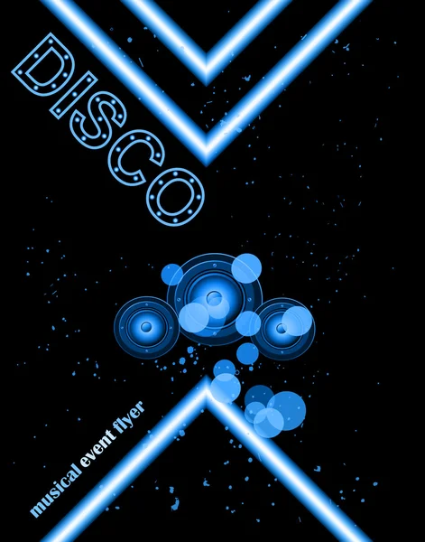 Disco klub leták — Stockový vektor