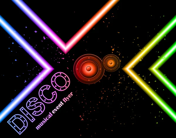 Disco klub leták — Stockový vektor