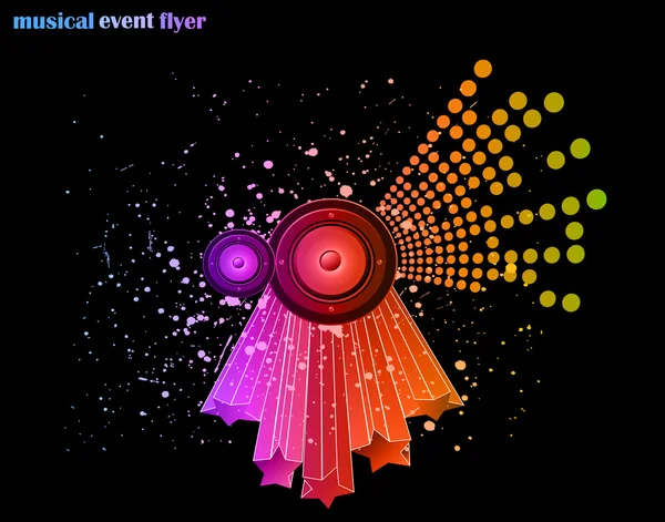 Fond de soirée disco — Image vectorielle