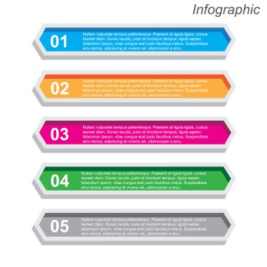 Infographic şablon tasarımı
